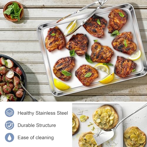 Stainless Steel Baking Sheet Set of 2 (2 Count)