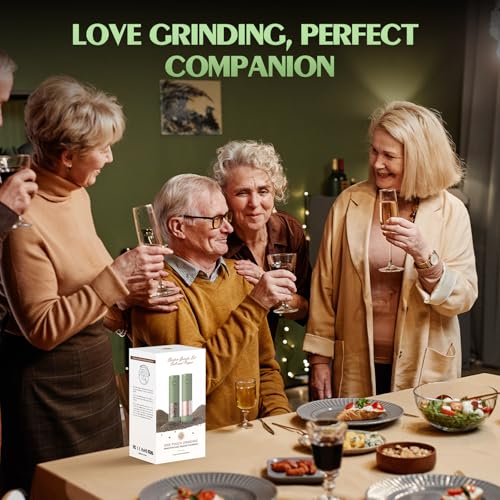 Salt and Pepper Grinder Set Mom Gifts