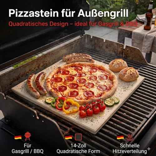 13.86" Square Pizza Stone