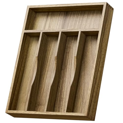 Acacia Wood Silverware Drawer Organizer (24 Ounce)
