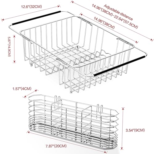 Large Sink Dish Drying Rack