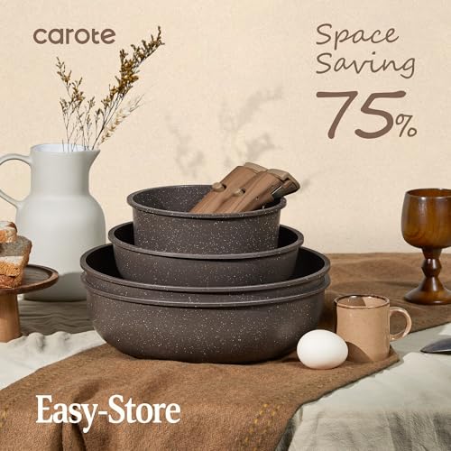 21pcs Pots and Pans Set Non Stick