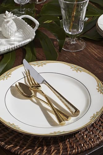 6226609 British Colonial Bamboo Dinner Plate