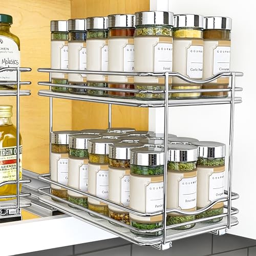 Pull Out Spice Organization for Cabinets