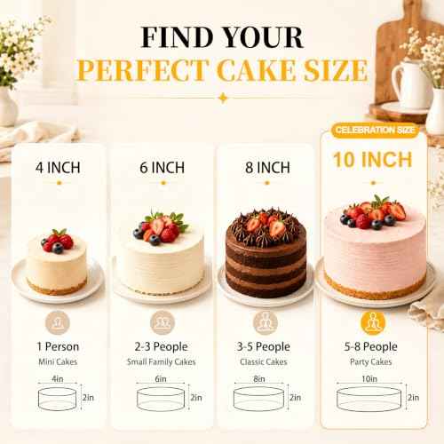 10 Inch Cake Pans (3 Count)