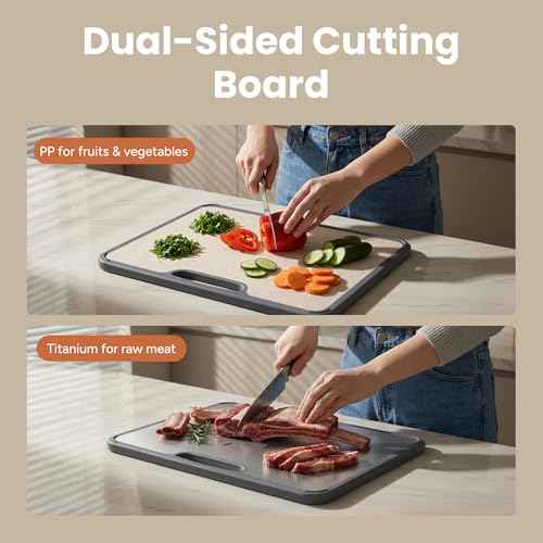 Titanium Cutting Board for Kitchen (3 Count)