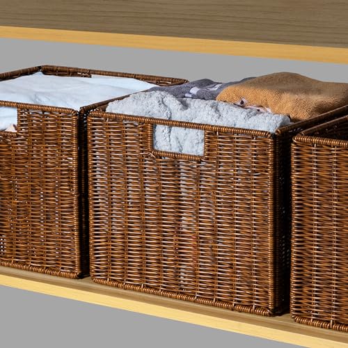 Wicker Storage Basket (3 Count)