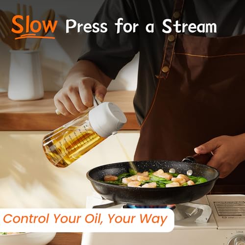 16oz 470ml Glass Olive Oil Sprayer for Cooking