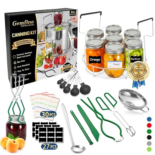 Canning Supplies Starter Kit with Canning Rack