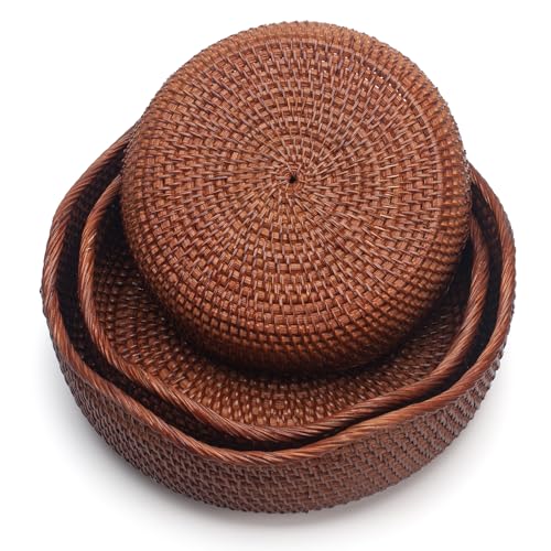 Rattan Bread Basket (2 Count)