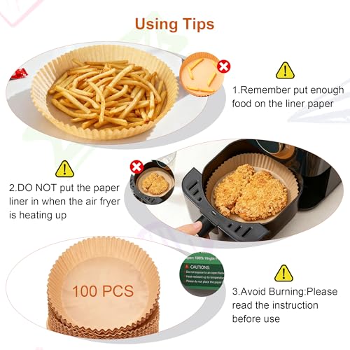 Air Fryer Liners (100 Count)