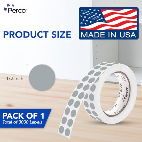 Grey Round Circle Dot Sticker 1