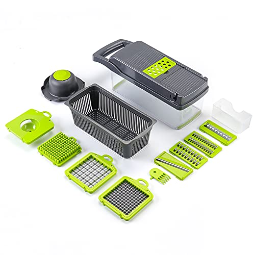 Vegetable Chopper Mandoline Slicer Grey