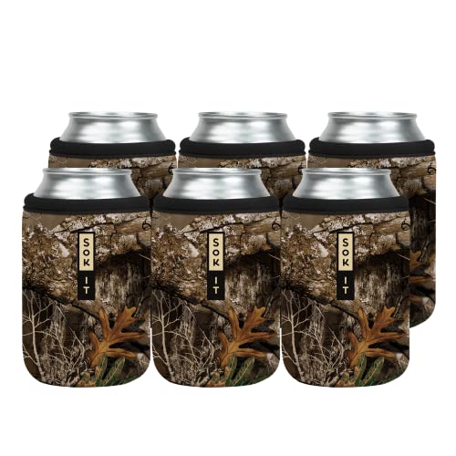 CanSok 6 Pack Sleeve for Beer & Soda Insulated Neoprene Cover