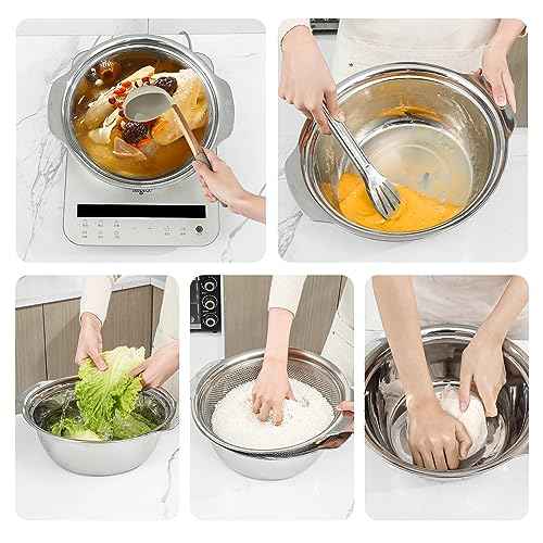304 Stainless Steel Fine Mesh Colander Set