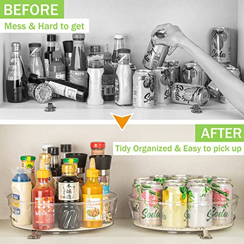 4 Pack Lazy Susan Organizer with Non (4 Count)