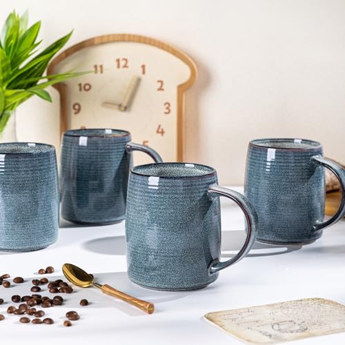 Large Coffee Mugs Set of 6 (6 Count)