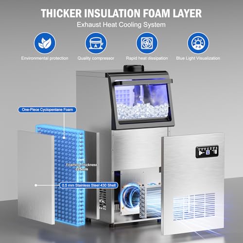 Commercial Ice Maker Machine 130 LBS