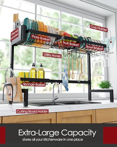 Over The Sink Dish Drying Rack