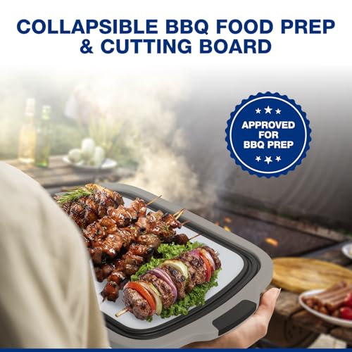 2 Pack XL Collapsible BBQ Prep Tub with Built (2 Count)