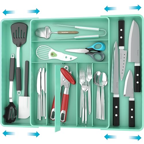 Expandable Kitchen Drawer Flatware Organizer
