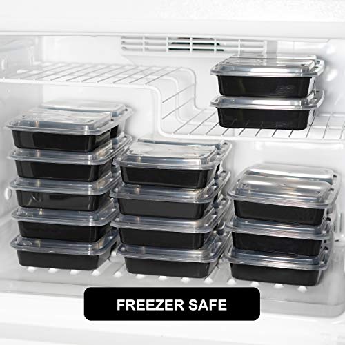 Meal Prep Containers with Lids 28 oz [25 Pack] 2 (25 Count)