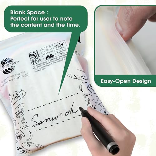 Compostable Food Storage Bags (160 Count)
