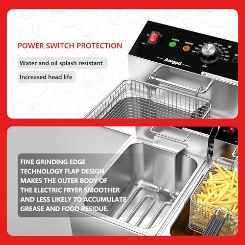 Commercial Deep Fryer (2 Count)