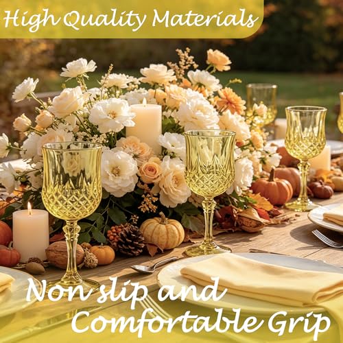 100Pack Plastic Wine Glasses (100 Count)