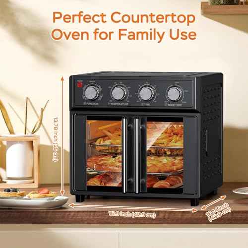 PlumChef 27.5 Quart Air Fryer Convection Toaster Oven