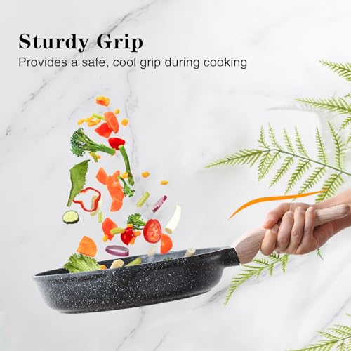 Non Stick Frying Pan Skillet with Lid