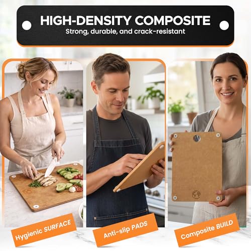 Composite Wood Cutting Board Set of 3 (3 Count)
