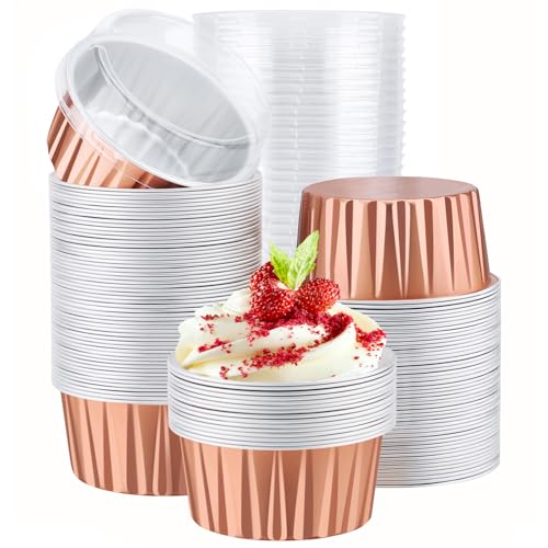 Rose Gold Cupcake Liners (120 Count)