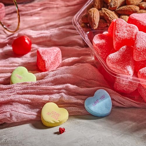 Mixed Nuts & Heart Candy Gift Basket