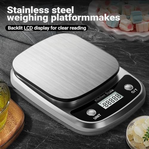 Food Kitchen Scale Digital Weight Grams and Oz 10kg