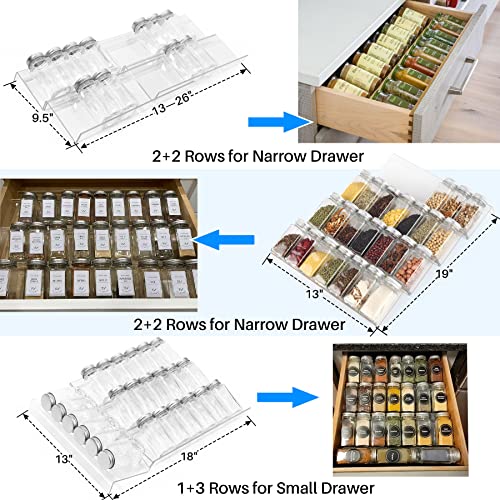 Spice Drawer Organizer (8 Count)