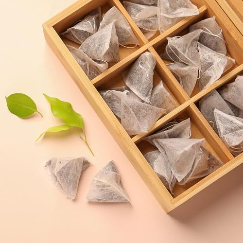 Tea Organizer Box Food Safe Chemical Free Bamboo Wood Storage Chest Big