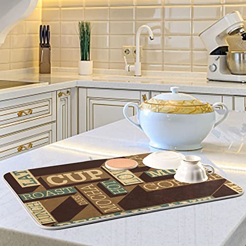 Super Absorbent Dish Drying Mat