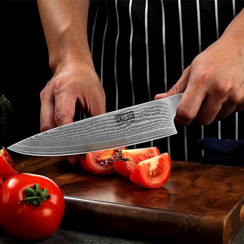 Damascus Chef Knife 8"