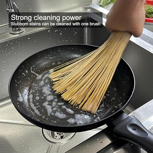 2 Pack Upgraded Bamboo Wok Brush (2 Count)