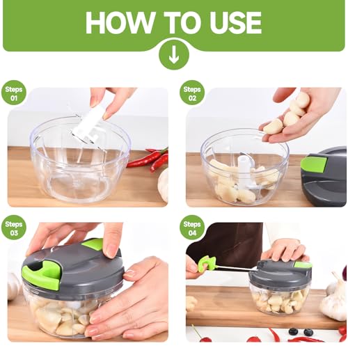 Manual Food Processor Vegetable Chopper