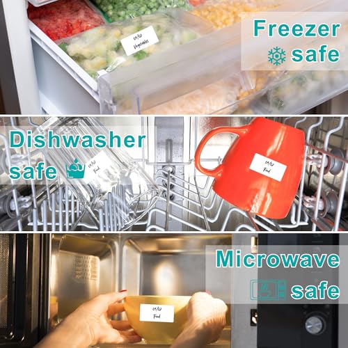 1200 Blank Removable Freezer Labels