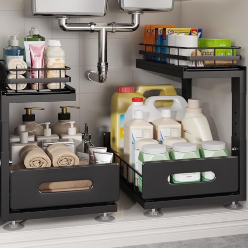 Under Sink Organizer Upgrade To Professional Rails