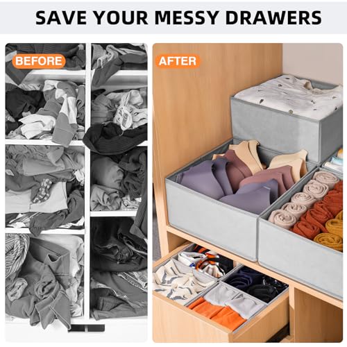 FAMILY PACK】Drawer Organizer Clothes (20 Count)