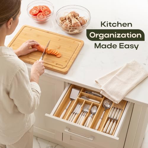 Drawer Organizer for Kitchen Organization