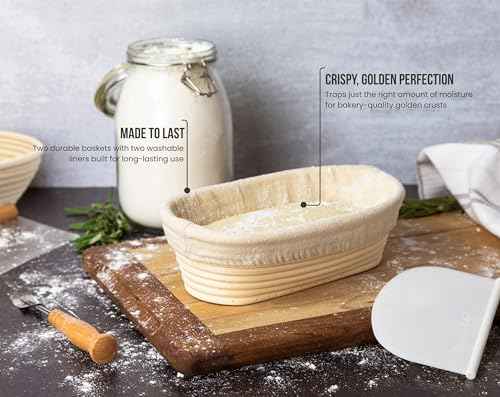 Banneton Bread Proofing Baskets (2 Count)