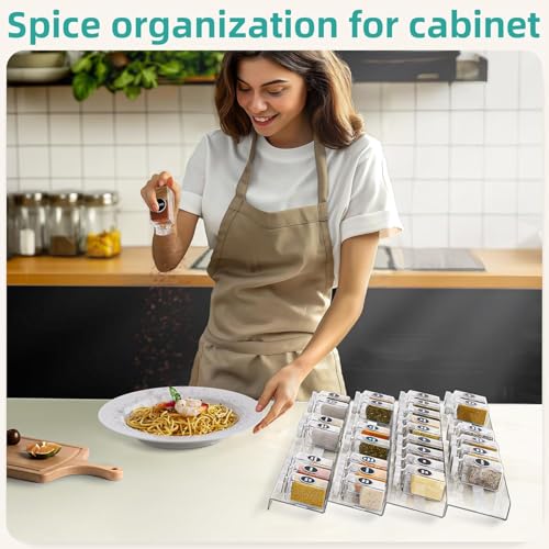 Acrylic Spice Drawer Organizer Insert (4 Count)