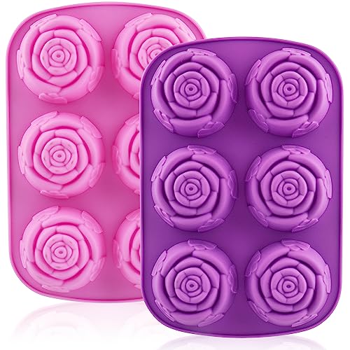 Rose Silicone Molds (2 Count)