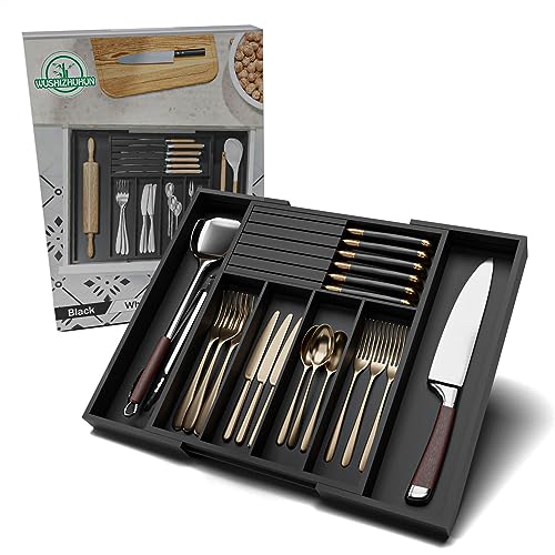 Utensil Organizer Silverware Tray for Drawer