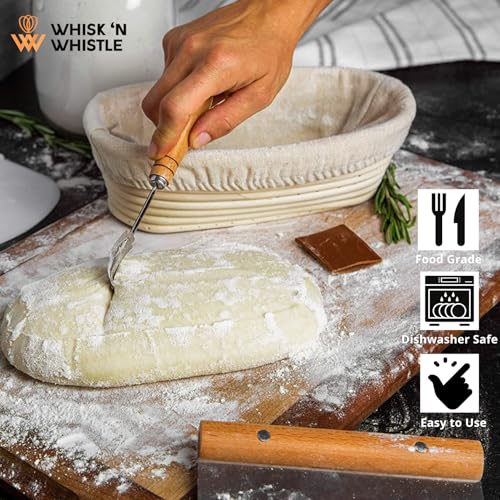 Complete Banneton Bread Proofing Basket Set (2 Count)
